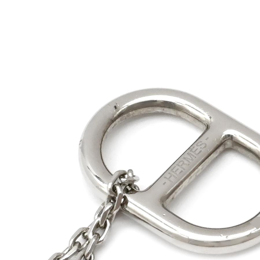 HERMES（エルメス） ネックレス オーマイヨン PM レザー オレンジ