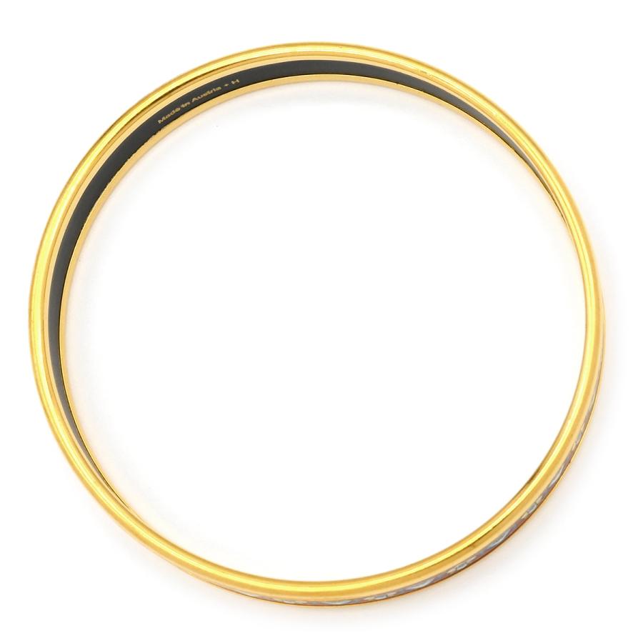 HERMES（エルメス） バングル エマイユ PM GP マルチカラー 花柄