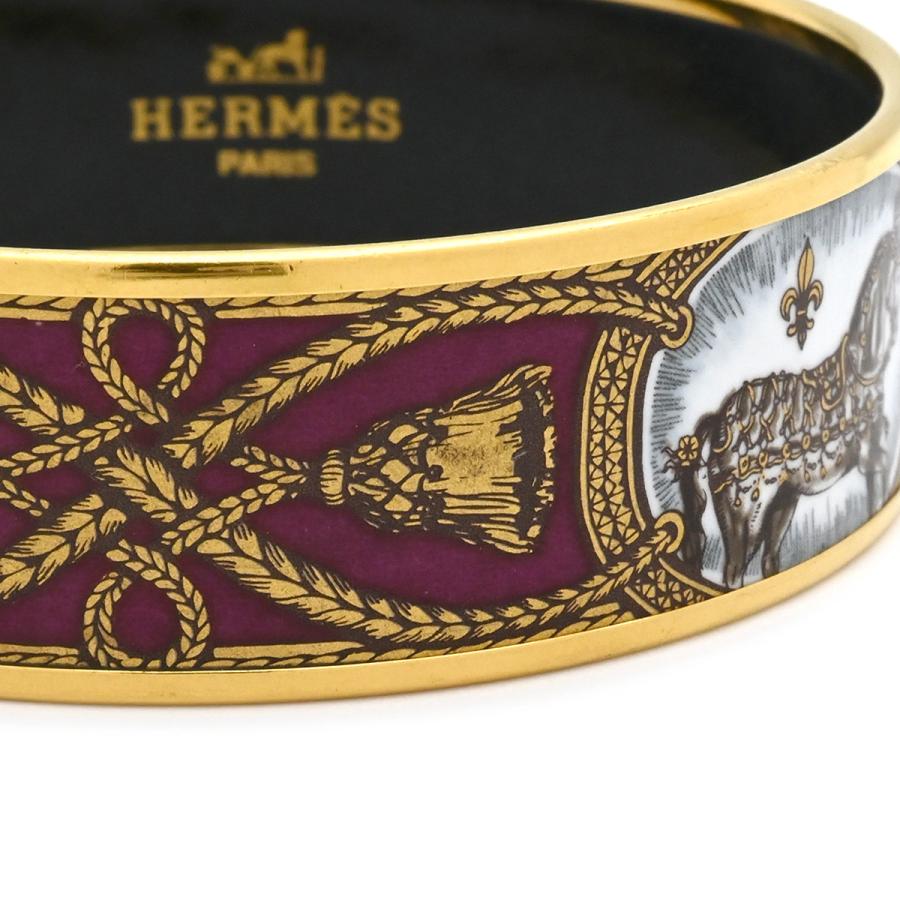 HERMÈS 馬モチーフ バングル エルメス HERMES】バングル シュバルホース ツインヘッド 馬モチーフ