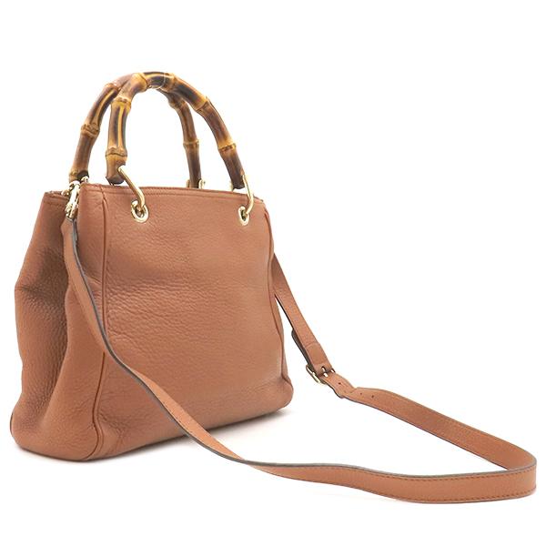 GUCCI（グッチ） 2WAYバッグ バンブー バンブーショッパー レザー