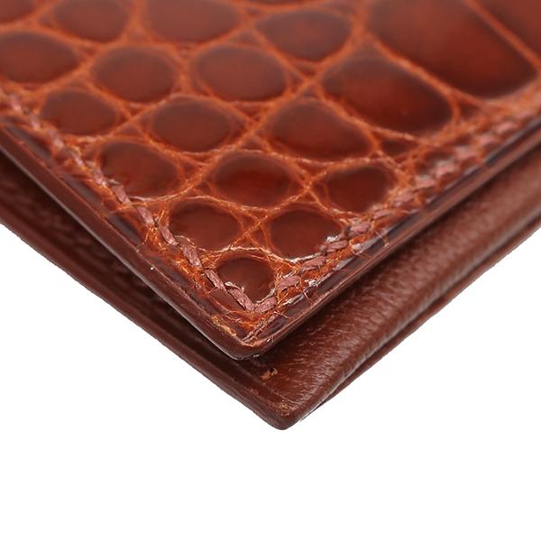 HERMES（エルメス） 長財布 ベアンクラシック アリゲーター ブラウン