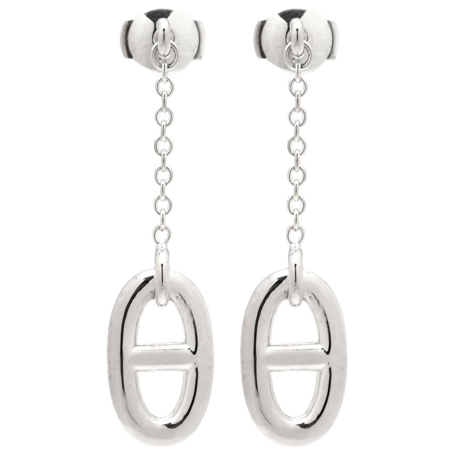 HERMES（エルメス） ピアス ファランドール MM シルバー925 シルバー