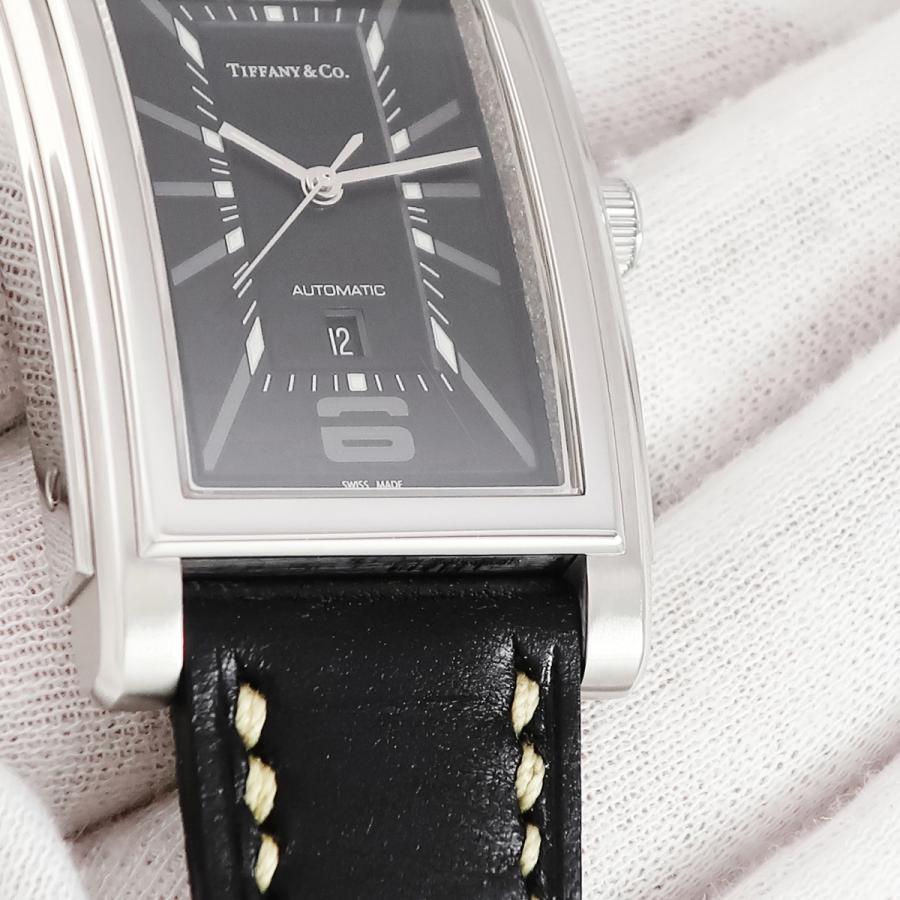【美品】TIFFANY&Co. 'ティファニー 時計‘デイト　新品電池　男女兼用 TIFFANY&Co.（ティファニー） 【3年保証】 グランド オートマティック