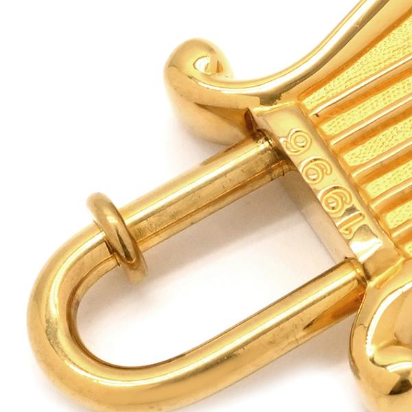 HERMES（エルメス） カデナ ハープ モチーフ GP ゴールド ゴールド