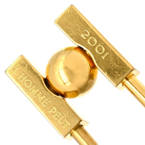 HERMES（エルメス） カデナ 地球 GP ゴールド ゴールド 【L'HOMME PEUT