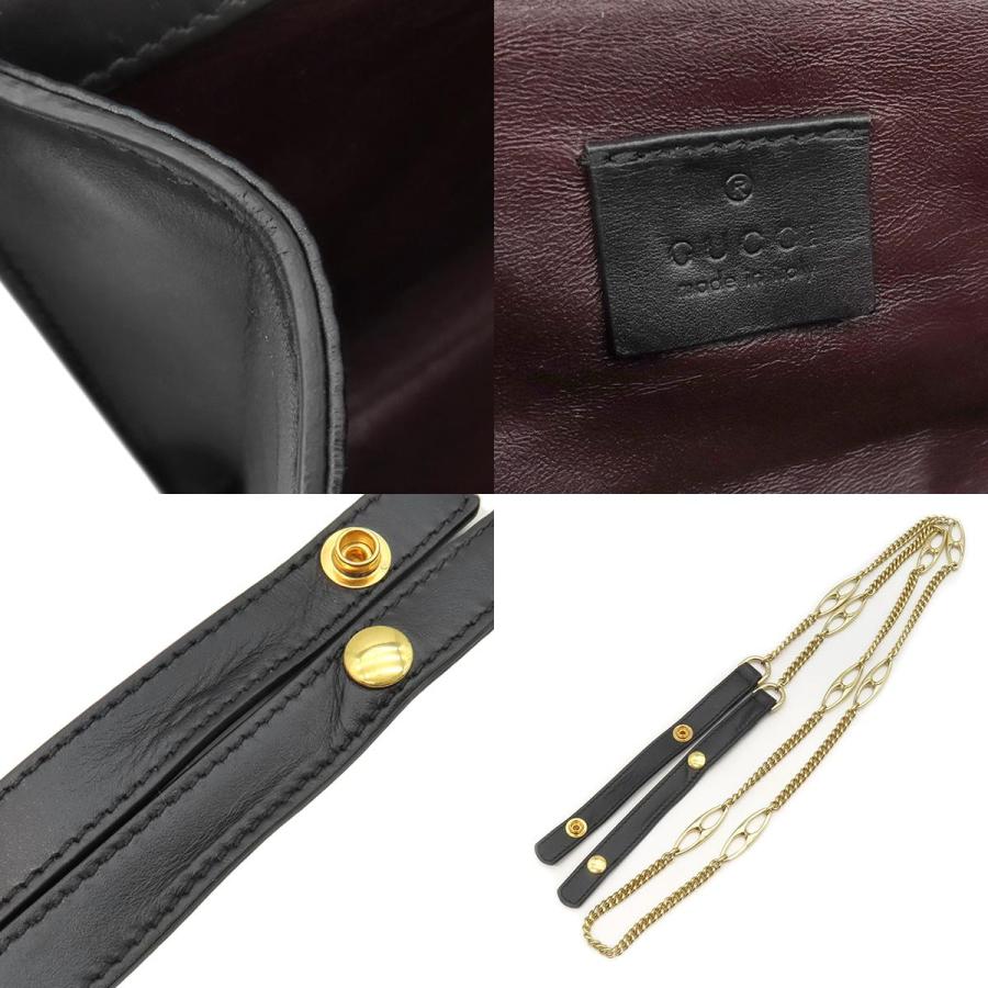 GUCCI（グッチ） 2WAYバッグ ズゥミ レザー ブラック ブラック 黒