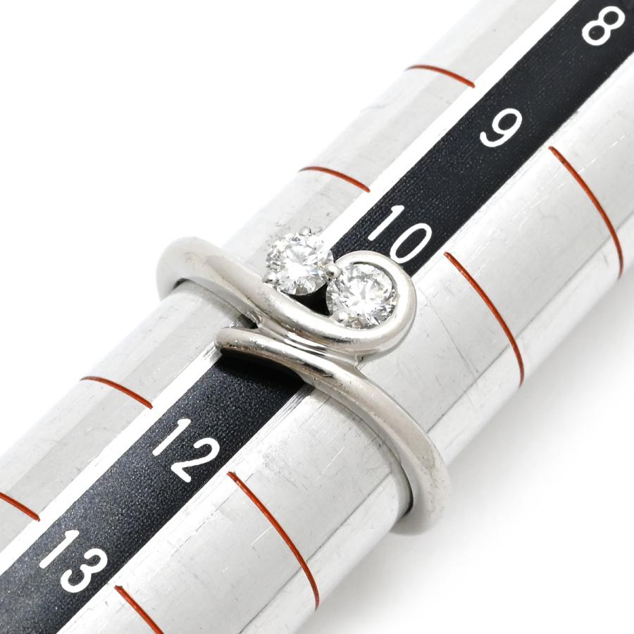 フォーエバーマーク リング 指輪 シルバー Pt900 プラチナム ダイヤ 2P