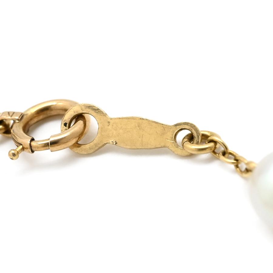 ミキモト ブレスレット パール ゴールド MIKIMOTO ステーションブレス