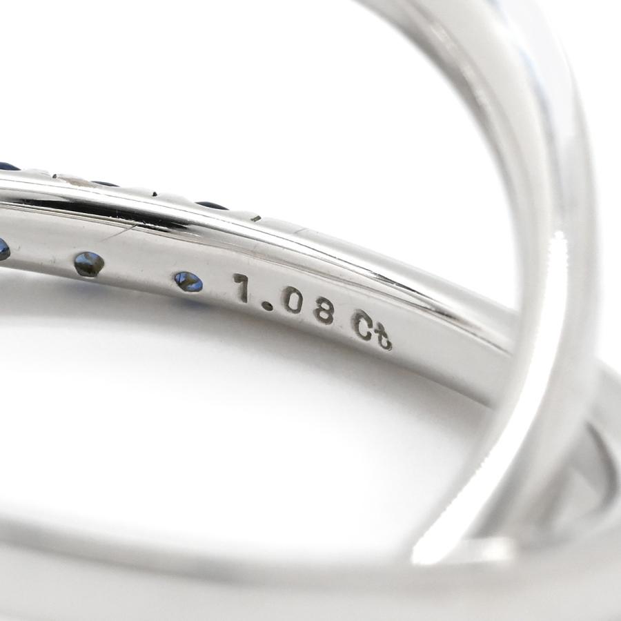 ミキモト リング 指輪 クロスオーバーリング シルバー MIKIMOTO Au750