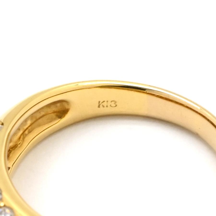 リング 指輪 ドーム型ダイヤリング ゴールド K18 Au750 YG 1.54ct