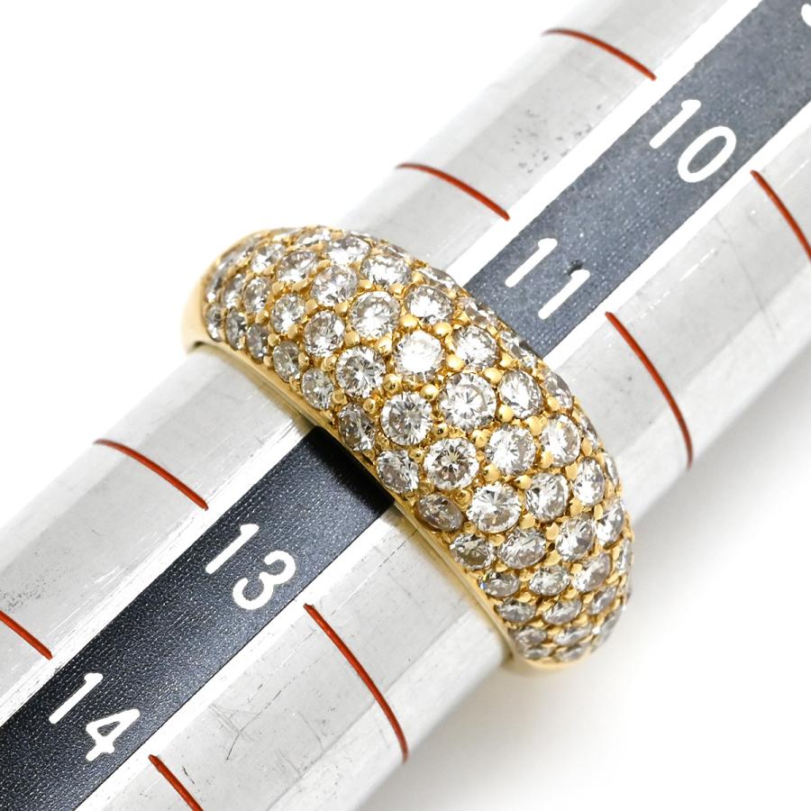 リング 指輪 ドーム型ダイヤリング ゴールド イエローゴールド K18