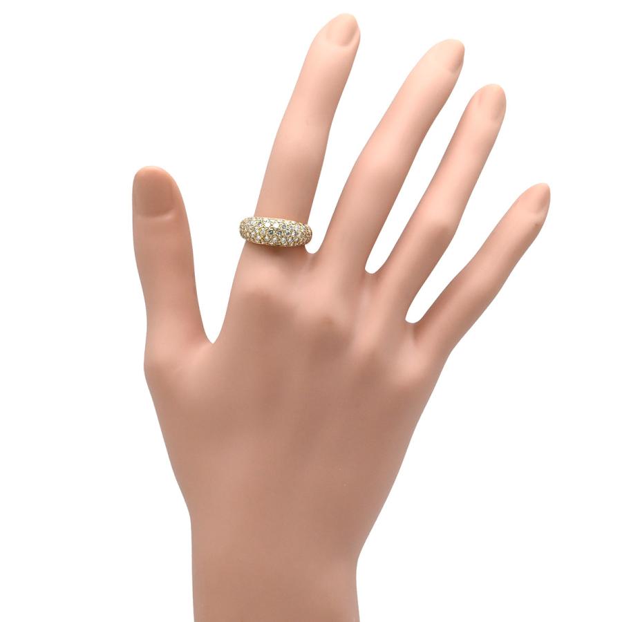 リング 指輪 ドーム型ダイヤリング ゴールド イエローゴールド K18