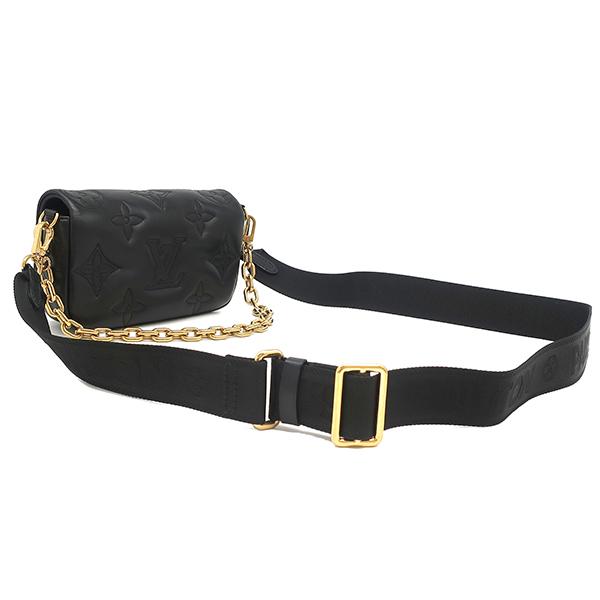 【未使用】LOUIS VUITTON ブラックレザー ストラップ LOUIS VUITTON（ルイ・ヴィトン） セカンドバッグ タイガ バイカル