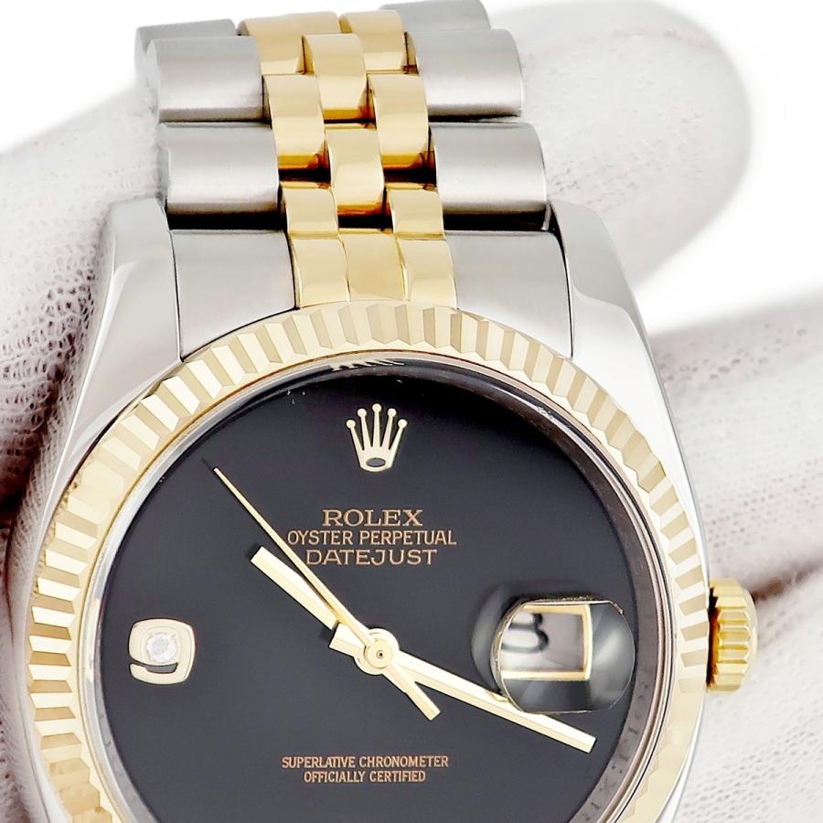 デイトジャスト 【3年保証】 ロレックス 36 116233 2BR V番 K18YG×SS