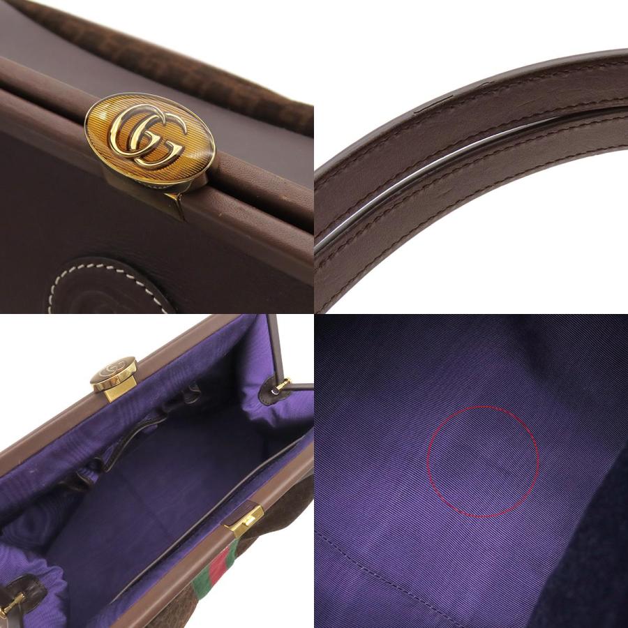 GUCCI（グッチ） 2WAYバッグ ヴィルゴ GG レザー ブラウン ブラウン 茶