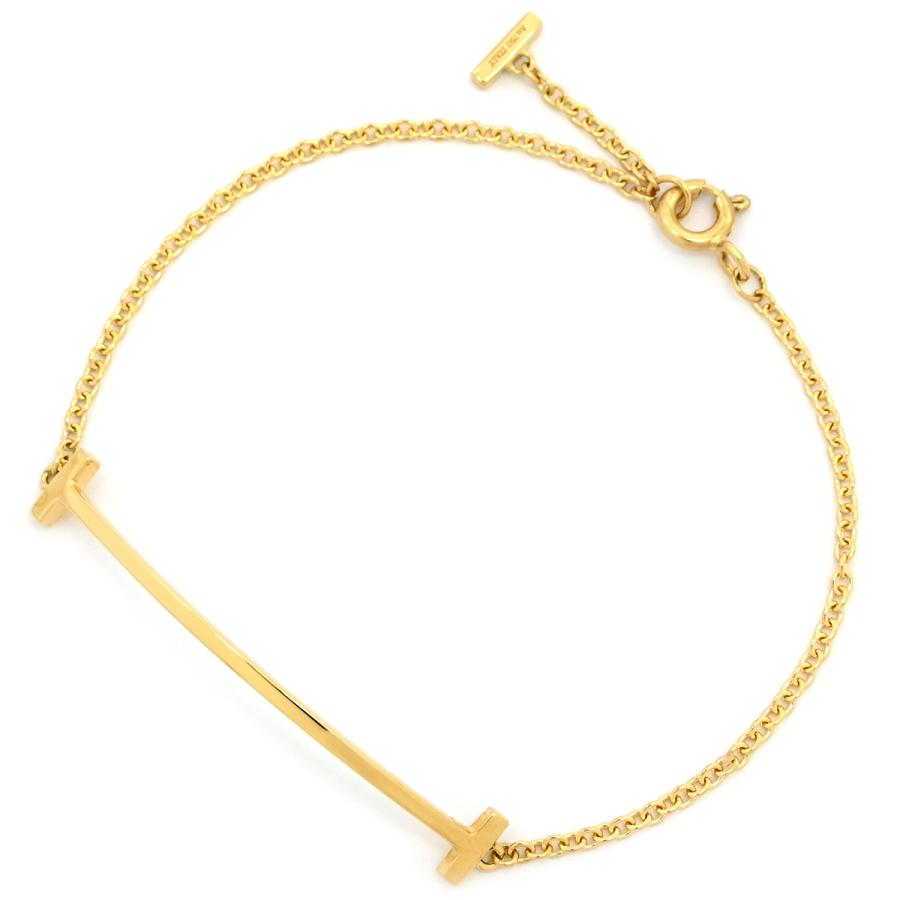 Tiffany & Co. 750ゴールド ブレスレット T&Co. デザイン TIFFANY&Co.（ティファニー） ブレスレット Tスマイル ゴールド Au750