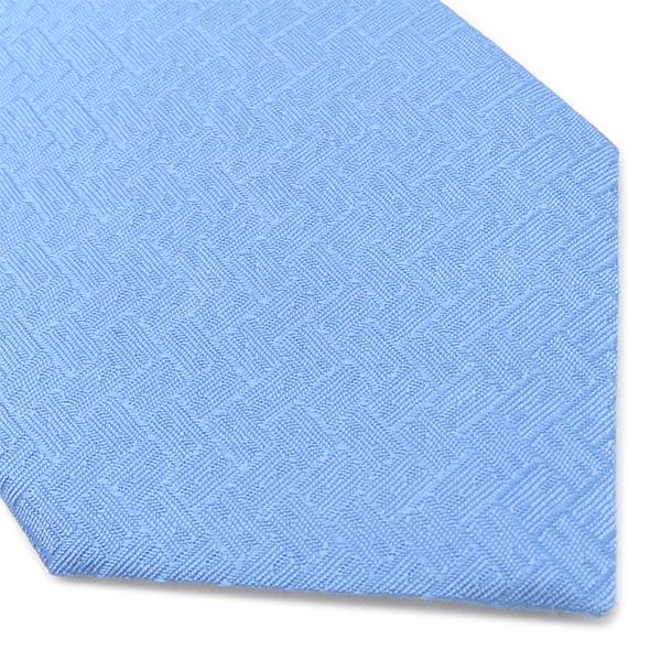 HERMES（エルメス） ネクタイ ファソネ H 7cm シルク ブルー ブルー