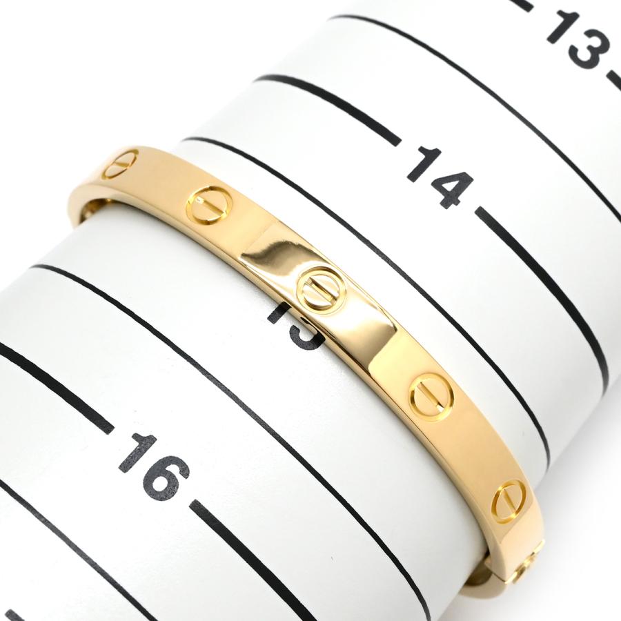 Cartier Love 18K 16号 ラブブレス カルティエ LOVE（Cartier） カルティエ ブレス レディース ラブブレス 新型 18