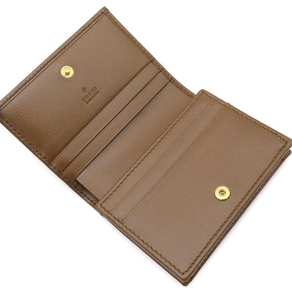 GG グッチ 二つ折り財布 ホースビット 1955 スモールウォレット レザー