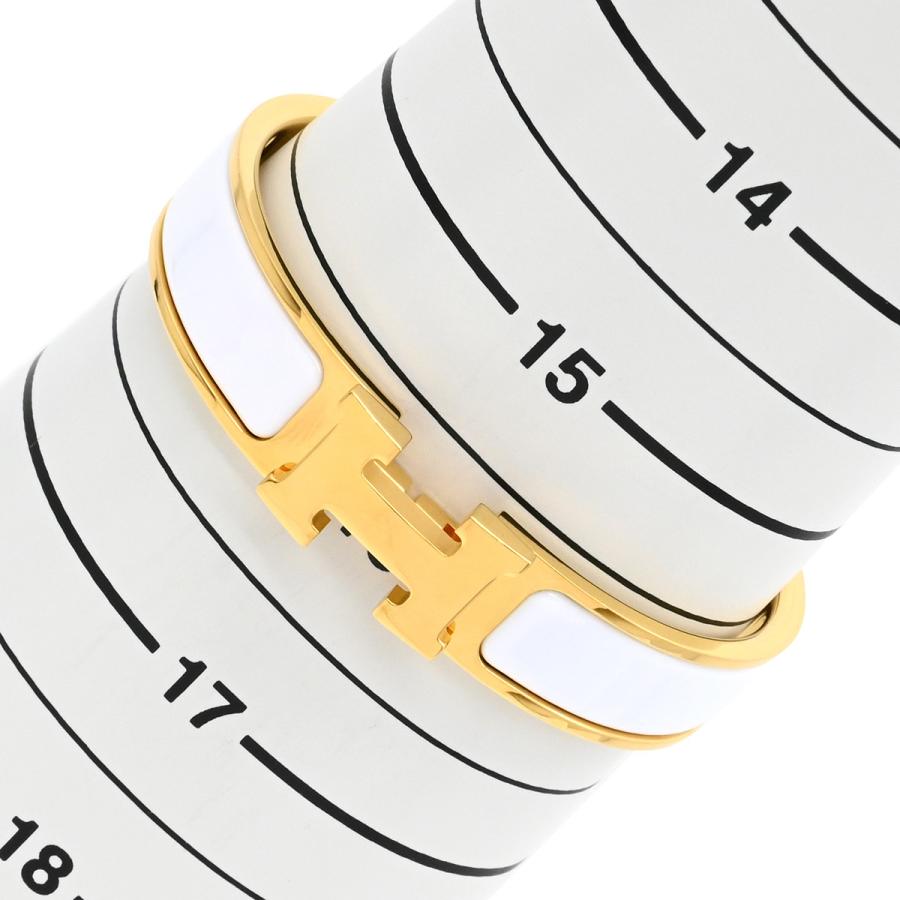 極美品HERMES ホワイト ゴールド バングル~~ 973 極美品HERMES ホワイト ゴールド バングル~~ 973 極美品HERMES