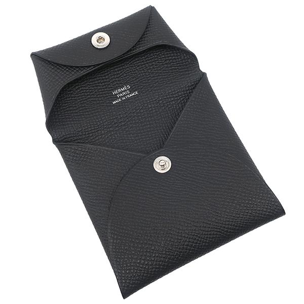HERMES（エルメス） コインケース バスティア ヴォーエプソン ブラック