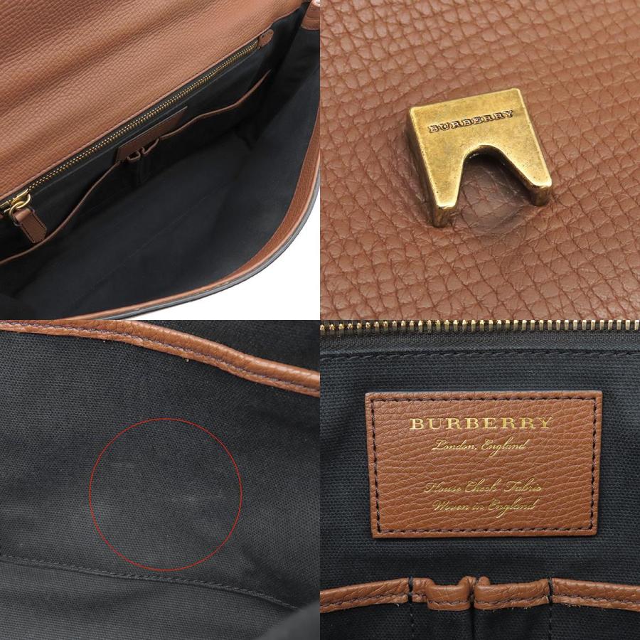 BURBERRY（バーバリー） 2WAYバッグ ビジネスバッグ レザー ブラウン