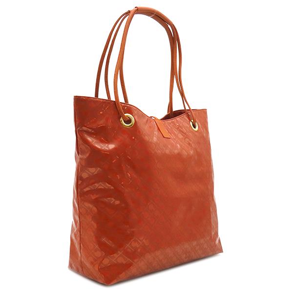 【美品】ゲラルディーニ SOFTY 2WAY トートバッグ オレンジ ショルダー ゲラルディーニ トートバッグ ソフティ ナイロン オレンジ ショルダー