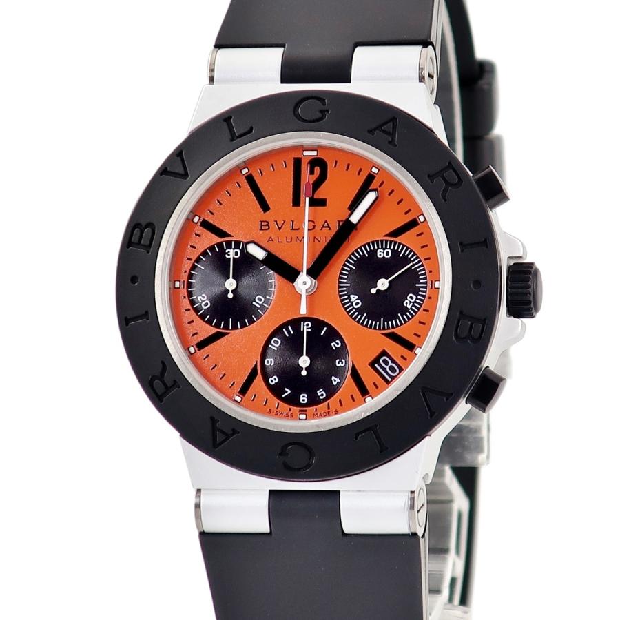 BVLGARI（ブルガリ） 【3年保証】 アルミニウム クロノグラフ AC38TA