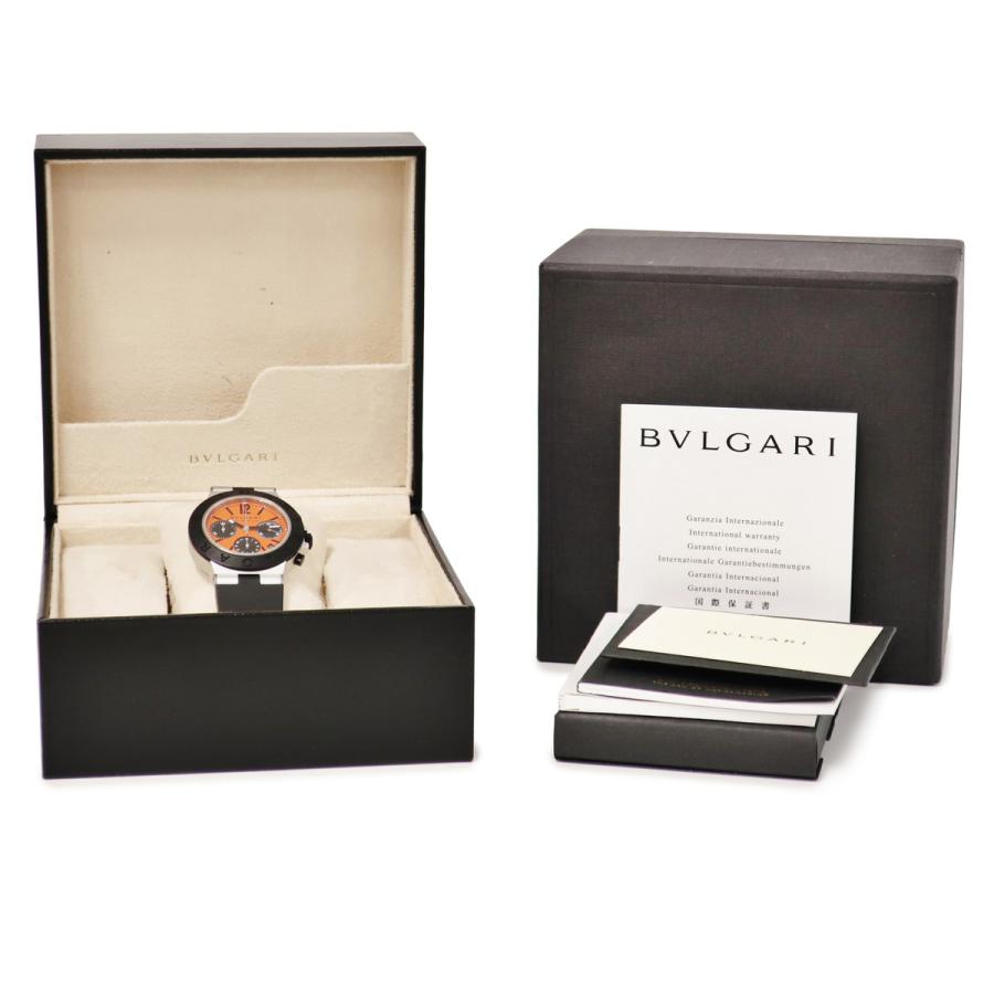 BVLGARI（ブルガリ） 【3年保証】 アルミニウム クロノグラフ AC38TA