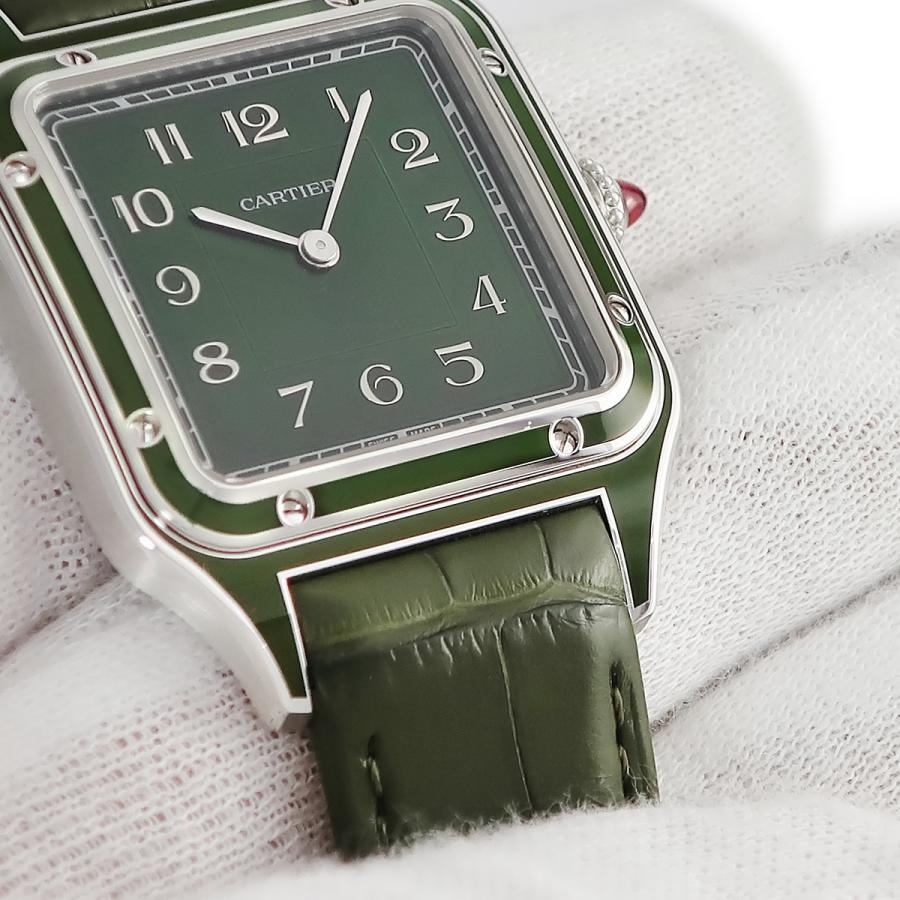 SANTOS DE CARTIER 【3年保証】 カルティエ サントス デュモン LM