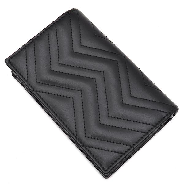 GG グッチ 二つ折り財布 ダブルG カードケースウォレット レザー