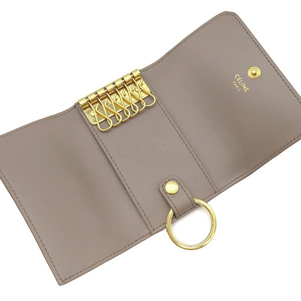 CELINE（セリーヌ） キーケース トリオンフ 6連 キーケース グレイン