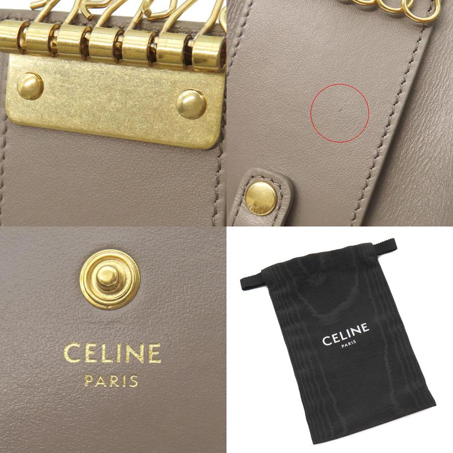 CELINE（セリーヌ） キーケース トリオンフ 6連 キーケース グレイン