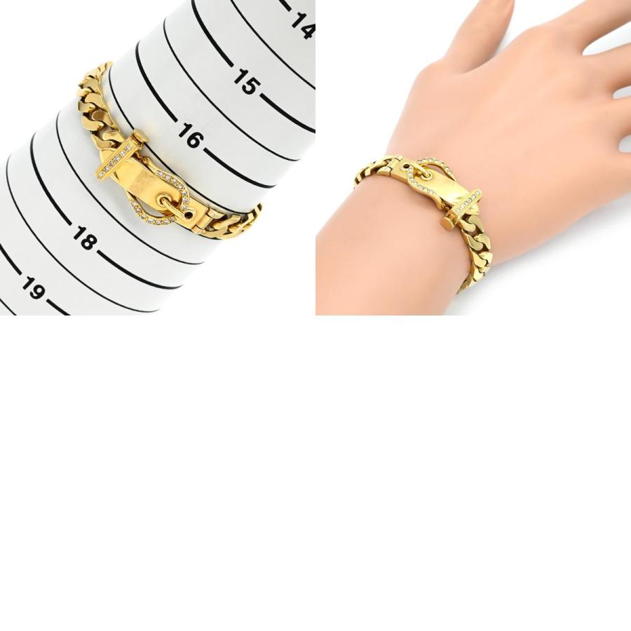 HERMES（エルメス） ブレスレット ブックルセリエ PM ダイヤ K18YG