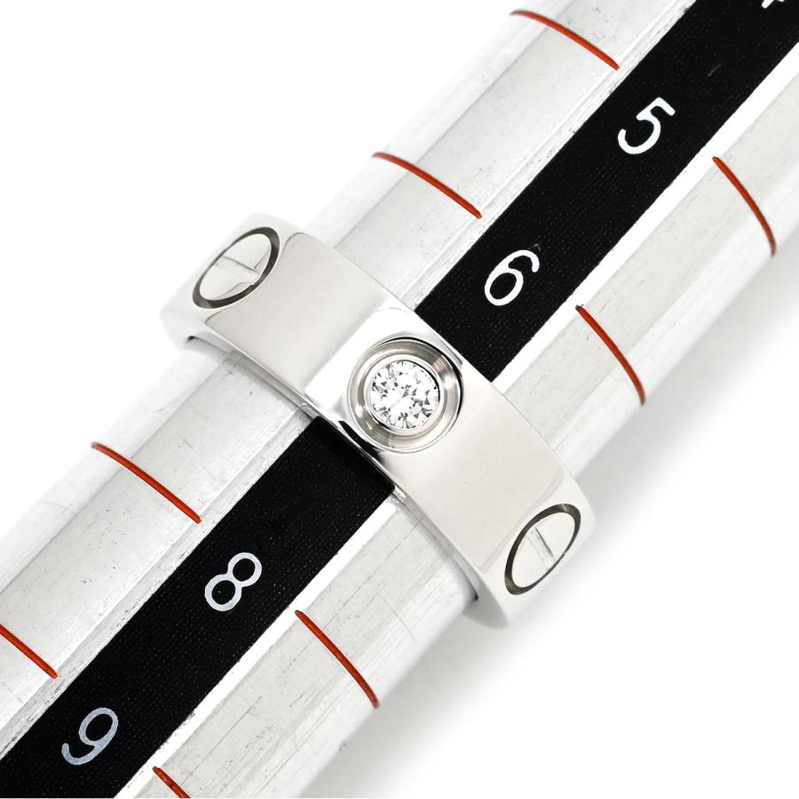 LOVE（Cartier） カルティエ リング 指輪 ラブリング ハーフダイヤ