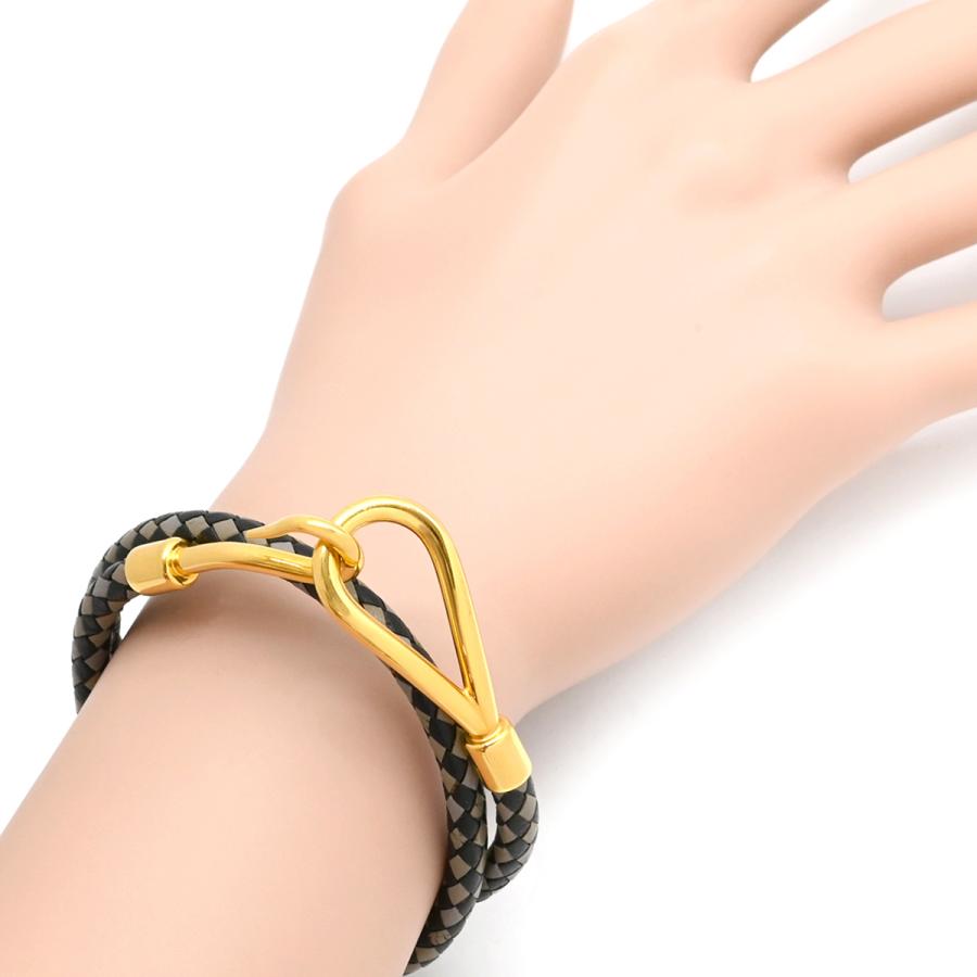 HERMES（エルメス） チョーカー ジャンボ レザー ブラック 二連