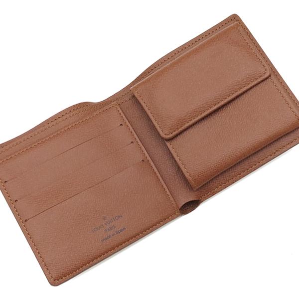 美品❣️ルイヴィトン モノグラム ポルトビエカルトクレディ 二つ折り財布 茶 LOUIS VUITTON（ルイ・ヴィトン） ルイ ヴィトン 二つ折り 札入れ 廃盤