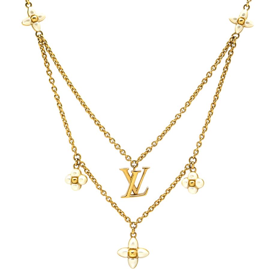 ルイヴィトン ネックレス LV フローラグラム GP ゴールド LOUIS VUITTON（ルイ・ヴィトン） ネックレス LV フローラグラム GP