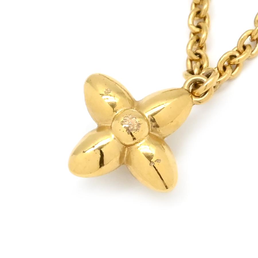 【正規品】ルイヴィトン ネックレス LV フローラグラム GP ゴールド LOUIS VUITTON（ルイ・ヴィトン） ネックレス LV フローラグラム GP