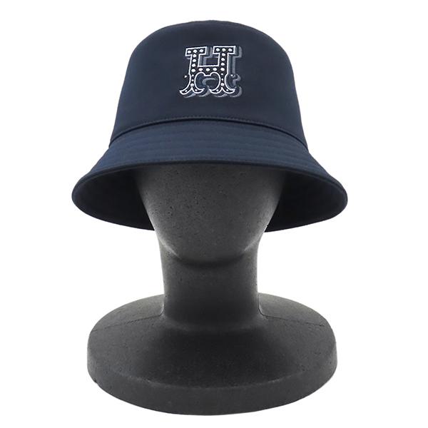 HERMES 帽子 ハット 57 HERMES（エルメス） ハット ハーパー Hエレクトリック コットン