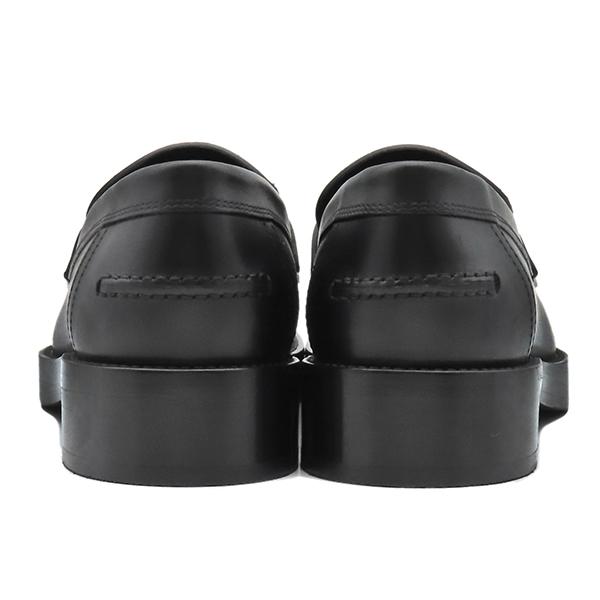 HERMES（エルメス） ローファー モカシン ホット レザー ブラック #36