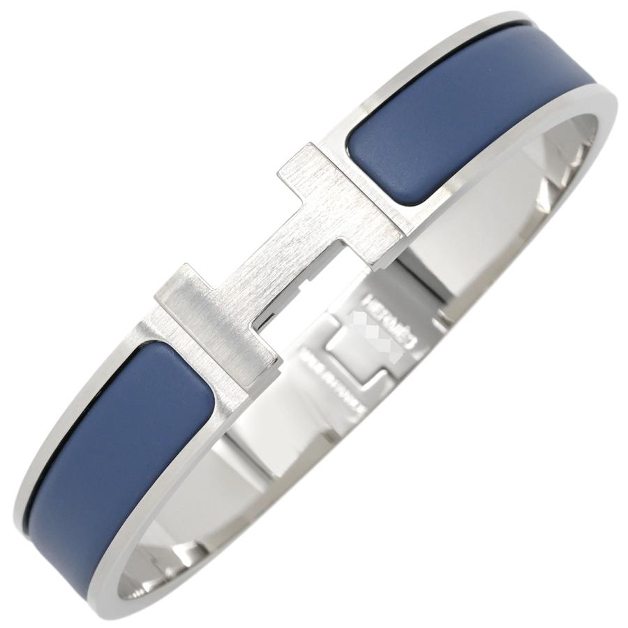 HERMES（エルメス） ブレスレット クリックHH PM メタル ネイビー