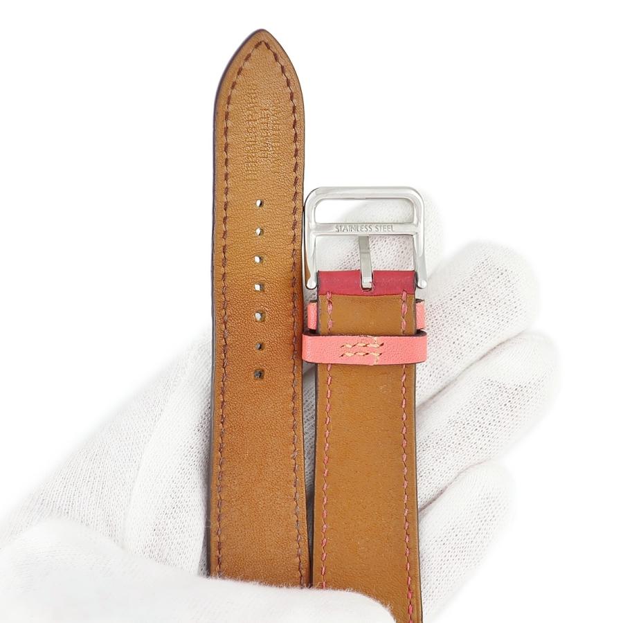 美品✨HERMES エルメス アップルウォッチ用ベルト ヴォースイフト レッド HERMES（エルメス） 純正 アップルウォッチ 38 40 41mm用 ヴォー