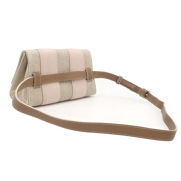 Chloe（クロエ） ショルダーバッグ ウッディ キャンバス リネン