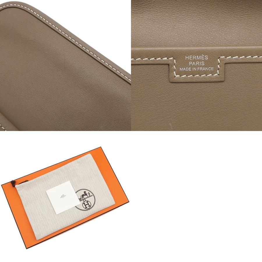 HERMES（エルメス） クラッチバッグ ジジェエラン29 スイフト グレー