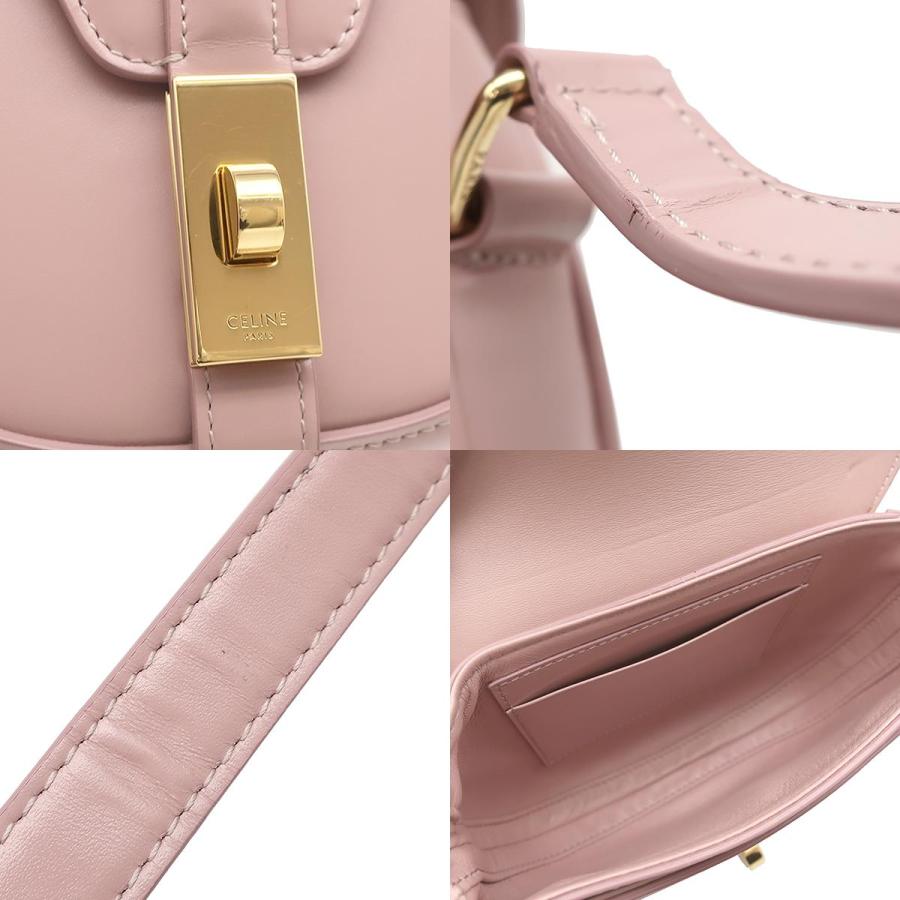 CELINE（セリーヌ） ショルダーバッグ ブザス 16 セーズ カーフ ピンク