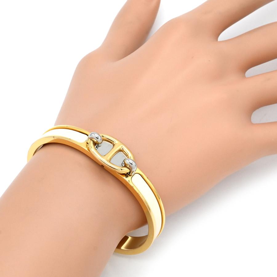 HERMES バングル　アイボリー HERMES（エルメス） バングル ミニクリック PM シェーヌダンクル