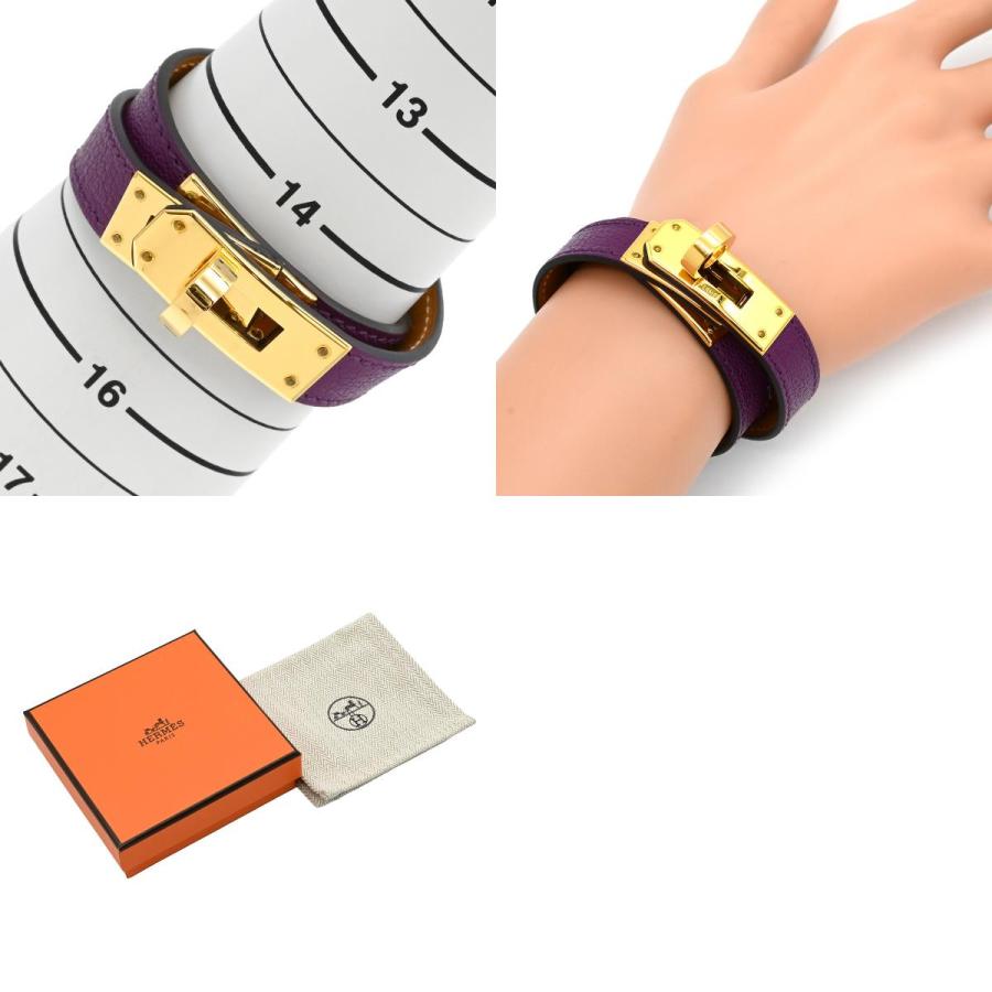 HERMES（エルメス） ブレスレット ケリードゥブルトゥール GP パープル