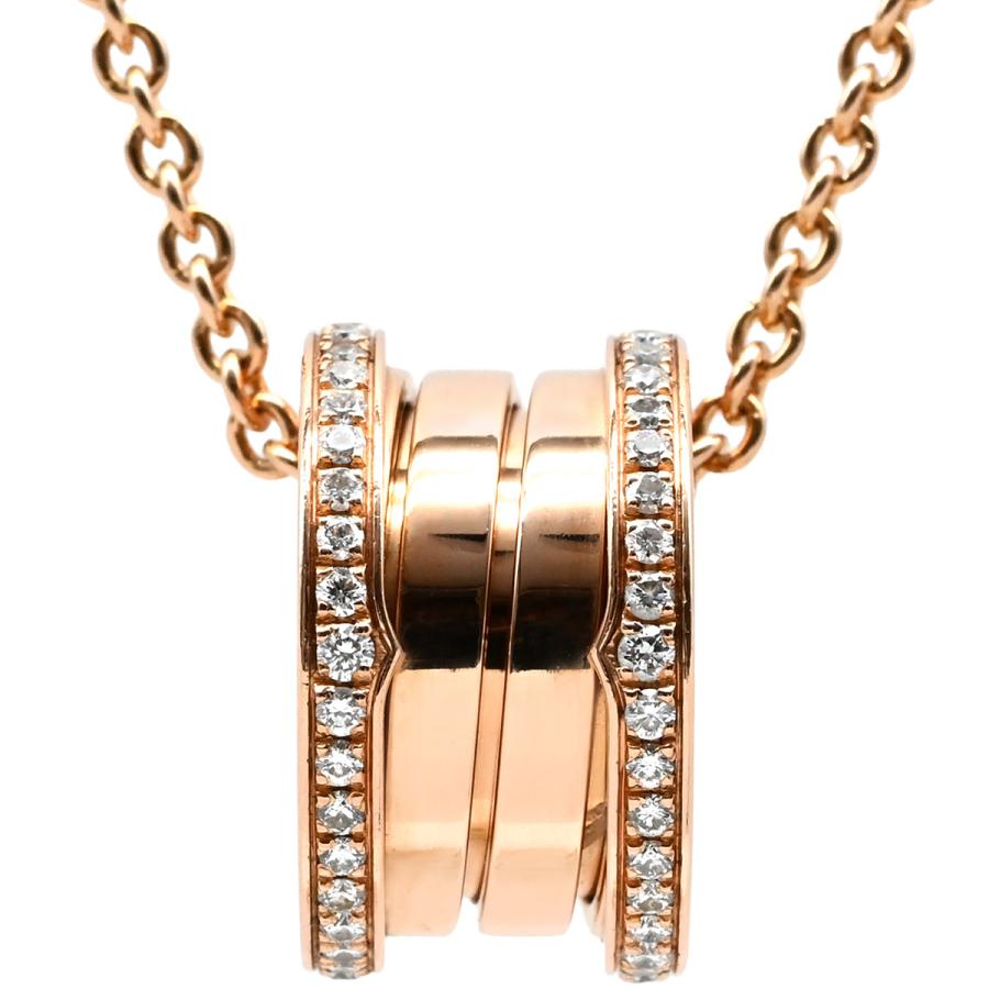 ビー・ゼロワン ブルガリ ネックレス ビーゼロワン ダイヤ ゴールド B