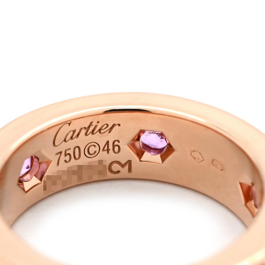 LOVE（Cartier） カルティエ リング 指輪 ラブ ラブリング ピンク